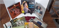 Lot of 9 Christian/Gospel albums, Elvis, Oak