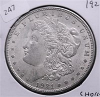 1921 MORGAN DOLLAR CHOICE BU