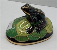 La Grenouille weighted porcelain hand painted