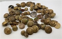 Civil war buttons - large collection of mostly