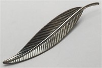 Sterling Silver Leaf Broach