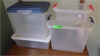 4 STORAGE CONTAINERS