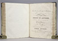 Lord Byron, Isaac Nathan, Signed Music