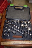 16 Piece 1/2" Drive SAE Socket Set