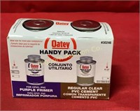 Oatey Handy Pack Purple Primer & Regular Clear