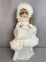 Royal Heirloom Porcelain Doll Winter White