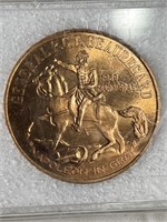 General PGT Beauregard 1989 Mardi Grad Coin