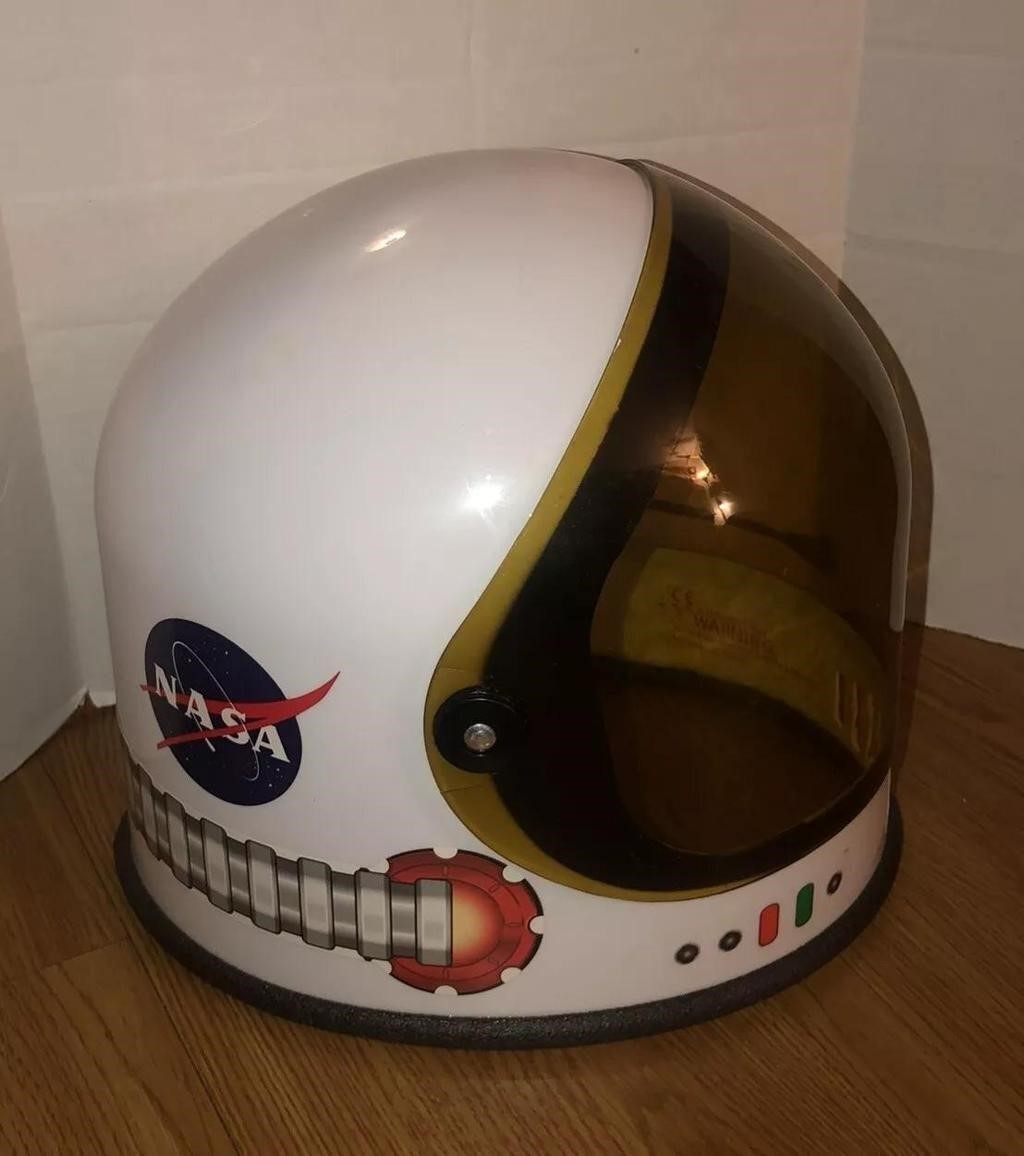 NASA Astronaut Helmet Outer Space USA White