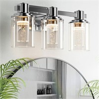 B610  Quntis Bathroom Vanity Light Fixture, 3-Ligh