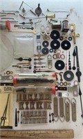 VINTAGE CLOCK PARTS-ASSORTED