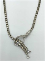 Designer LEDO Vintage Snake Rhinestone Necklace