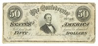 $50 Confederate Bank Note