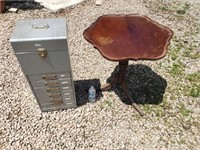 Filing cabinet and end table
