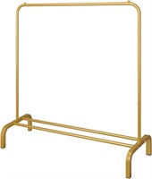 JIUYOTREE Metal Garment Rack, 43.3, Gold