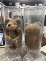 McGwire collectible bear in case  with documents