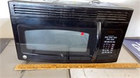 GE OVER THE RANGE BLACK MICROWAVE OVEN 30X15