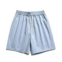 Sky Blue American Shorts Men Candy Color System