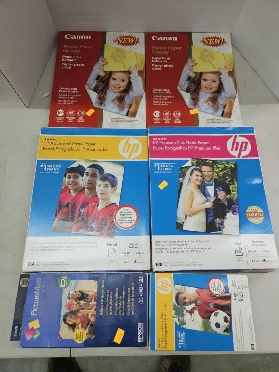 7 packs of photo paper