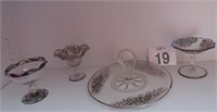 Sterling Glass Dishes