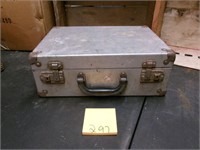 vintage aluminum briefcase
