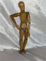 Small Wood Articulated Joint Drawing Figure Japan
