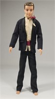 VINTAGE MATTEL FUZZ HEAD KEN DOLL W/ OUTFIT