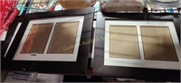 2 PICTURE FRAMES 6×8 PICTURES