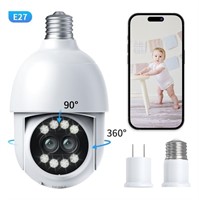 B1273  TOPVISION Light Bulb Camera, 4MP, Wifi CCTV