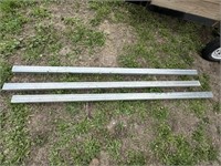 3" square galvanized pcs 8' long