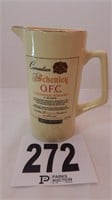 CANADIAN SCHENLEY O.F.C. CANADIAN WHISKEY PITCHER