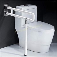 Foldable Toilet Grab Bar  304 Stainless Steel
