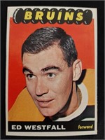 1965-66 Topps NHL Ed Westfall Card