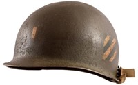 WWII U.S. Army 3rd Infantry Lieutenant M-1 Helmet