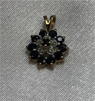 Sapphire & Diamond Pendant