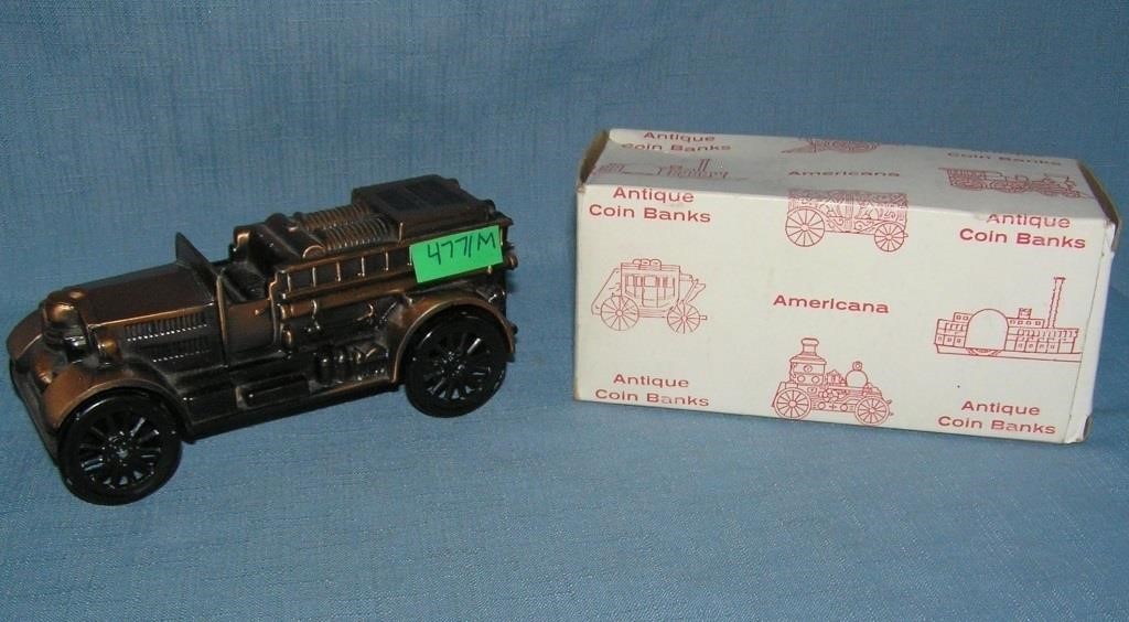 1924 Ahrens Fox Fire Truck all cast metal truck ba