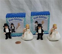 1998 Hallmark Merry Miniatures Bride & Groom