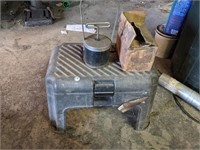 Rubbermaid Stool w/ Toolbox & More