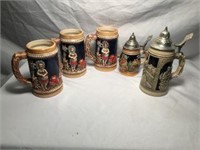 German Beer Steins & Mugs
