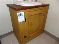 Custom Vanity Cabinet for commericial sink