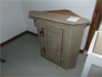 Custom made Reclaimed Wood Corner Cabinet