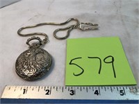 Quartz Unitron pocket watch, untested