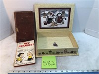 Box & 2 books-Peanuts & Health