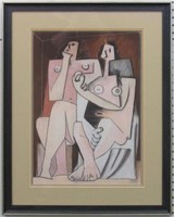 HOMME ET FEMME GICLEE PABLO PICASSO