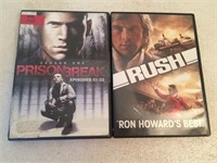 Prison Break / Rush DVD Lot