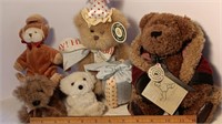 (5) Stuffed Bears / Dog. Boyd’s / Bearington