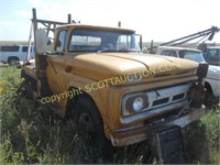 1963 Chevrolet C50 dually flatbed winch truck,