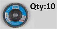 Pack of 10 Tyrolit 5" 60Grit Flap Discs - NEW $155