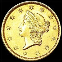 1853 Rare Gold Dollar UNCIRCULATED