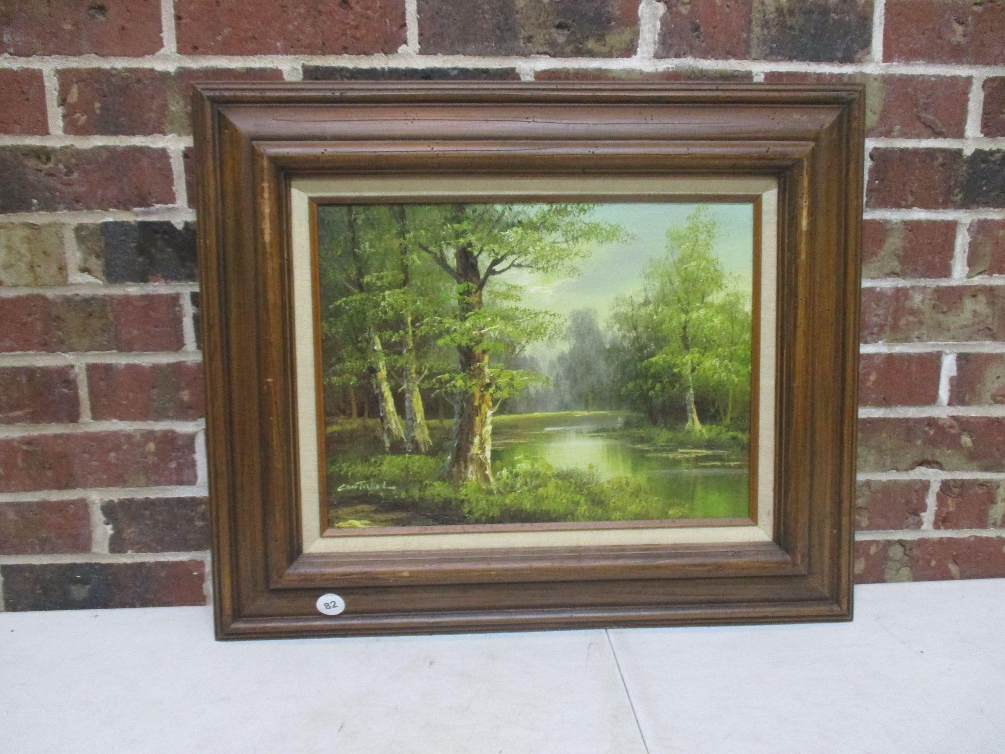 Framed Landscape 20x24 1977 Flanigan Florion