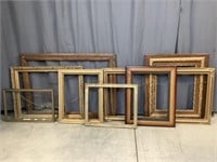 8 Assorted Wooden Frames